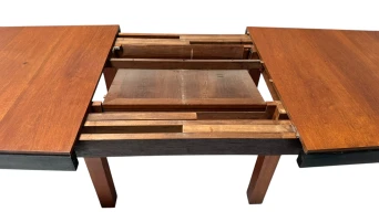 Art Deco Modernist Extending Dining Room Table by Toko v/d Pol Semarang, 1920s